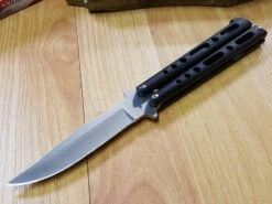 Benchmark 9" Black Stainless Balisong Knife 004 7 Benchmark 9" Black Stainless Balisong Knife 004 -Elite Knives Shop 004a 0b0ee64d ee6f 4c87 b638 e803945f69a5