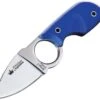 Kizlyar Amigo Z AUS-8 Stainless Fixed Blade Blue G10 Handle Neck Knife 0096