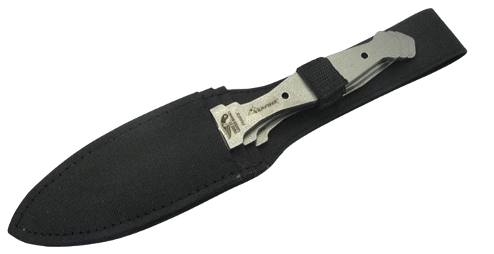 WildSteer Mosquito Gray Double Edge Stainless Spear Pt 3pc Throwing Knives MOS01 2 WildSteer Mosquito Gray Double Edge Stainless Spear Pt 3pc Throwing Knives MOS01 - Image 2