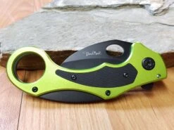 Benchmark Knives Venom Karambit Green Folding Pocket Knife - 043 -Elite Knives Shop 043b