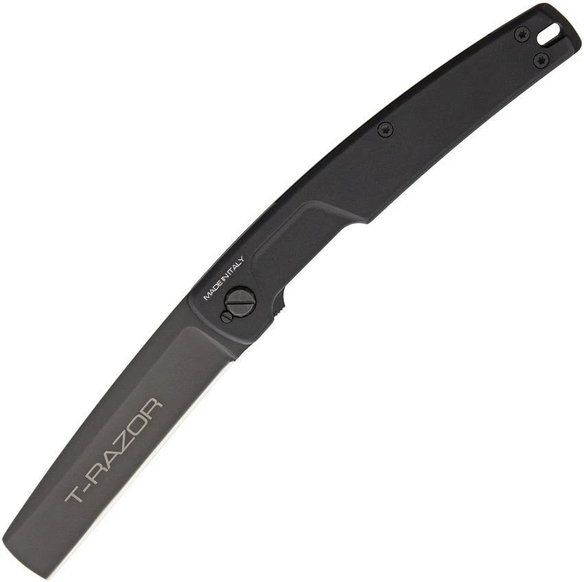 Extrema Ratio T Razor Linerlock Black Aluminum Handle Bohler N690 Steel 1000138 1 Extrema Ratio T Razor Linerlock Black Aluminum Handle Bohler N690 Steel 1000138