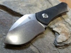 Kizer Thumbper Long Carbon Fiber Neck Knife 1014 -Elite Knives Shop 1014