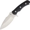 KIZER Super Bad Fixed Blade Full Tang Bowie Knife W/ Black G-10 Handle - 1017A1