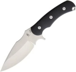 KIZER Super Bad Fixed Blade Full Tang Bowie Knife W/ Black G-10 Handle - 1017A1