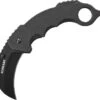 Schrade Black G10 Karambit EDC Linerlock Folding Pocket Knife With Finger Ring 110