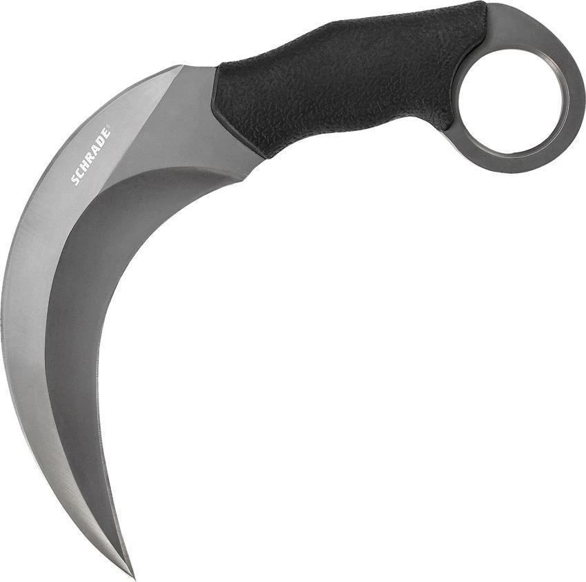 Schrade 8.5" Shasta McNasty Fixed Blade Knife Full Tang Dual Edged Karambit 112 3 Schrade 8.5" Shasta McNasty Fixed Blade Knife Full Tang Dual Edged Karambit 112 - Image 3