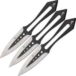 Browning 8" Black Label Stick-It Double Edge Blade 3 Thrower Knives Set 122BL
