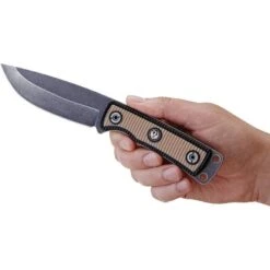 CRKT Ruger Tan Powder Keg Straight Full Tang Hunting Knife + Sheath 1401K -Elite Knives Shop 1401K 2