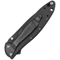 Kershaw Leek Framelock A/O Assisted Black Tungsten 14C28N Folding Knife 1660CKTX -Elite Knives Shop 14C28N 1