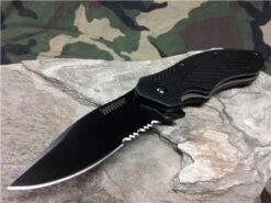 Kershaw Clash Folding Knife A/O Folder Combo Edge Black By: Ken Onion - 1605CKTST -Elite Knives Shop 1605cktst2