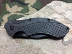 Kershaw Clash Folding Knife A/O Folder Combo Edge Black By: Ken Onion - 1605CKTST -Elite Knives Shop 1605cktst4