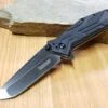 Kershaw Brawler Assist Open Flipper Tanto Folding Pocket Knife Blackwash - 1990bw