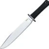 Cold Steel Trail Master Bowie San Mai III Black Handle Fixed Blade Knife 16JSM