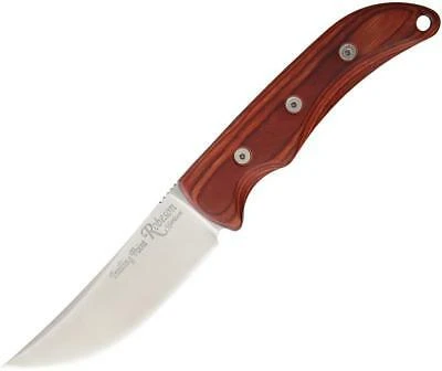 Ontario Robeson Trailing Point Hunter Wood Handle Stainless Fixed Knife 8172 2 Ontario Robeson Trailing Point Hunter Wood Handle Stainless Fixed Knife 8172 - Image 2