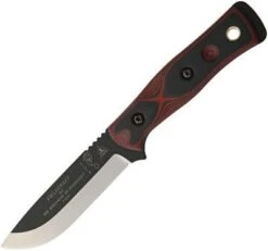 TOPS Fieldcraft BOB Fixed Hunter Blade Red & Black Handle Knife W/ Sheath BROSRB -Elite Knives Shop 1 411fd582 3d82 4061 859b 9f858a821a36
