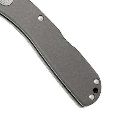 SOG Twitch II Lockback A/O Plain Stainless Aluminum Folding Pocket Knife TWI8CP 2 SOG Twitch II Lockback A/O Plain Stainless Aluminum Folding Pocket Knife TWI8CP - Image 2