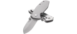 CRKT Squid Framelock A/O Gray Stainless Folding 8C14MoV Pocket Knife 2492 -Elite Knives Shop 2492 2