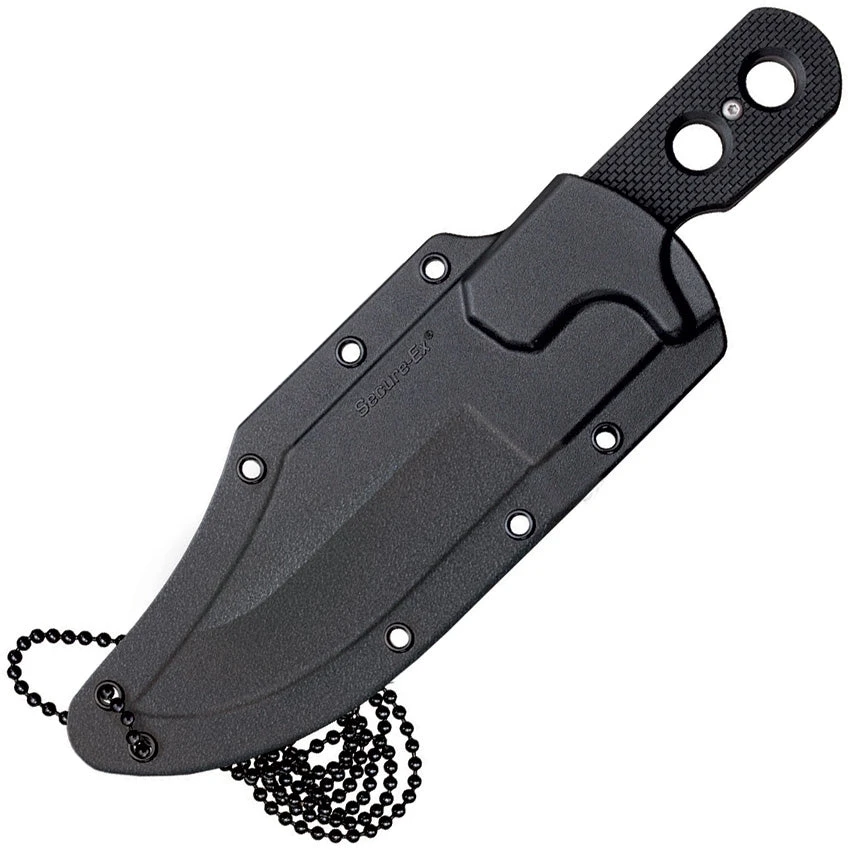 Cold Steel Mini Tac Bowie Fixed Blade Neck Knife 49hcf 2 Cold Steel Mini Tac Bowie Fixed Blade Neck Knife 49hcf - Image 2