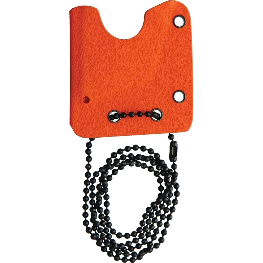 Real Steel Black Cat Orange G10 4" Fixed Tanto Blackwash Neck Knife 3123 2 Real Steel Black Cat Orange G10 4" Fixed Tanto Blackwash Neck Knife 3123 - Image 2