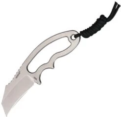 Hogue EX-F03 Fixed Blade Stainless Hawkbill One Piece Neck Knife W/ Sheath 35360