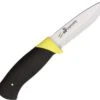 Karesuando Kniven Hunting Black & Yellow Handle Stainless 12C27 Fixed Knife 3577