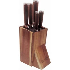 Hen & Rooster 5pc Wood Handle Kitchen Knife Set W/ Storage Block I063 -Elite Knives Shop 3 10e54e30 ee73 418c a555 62762a949f24