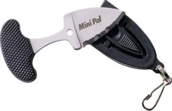 Cold Steel Mini Pal Stainless Fixed Blade Black T-Handle Push Dagger Knife 43