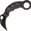 5.11 Tactical Karambit Lockback Stainless Black Folding Blade Finger Ring Knife 51105