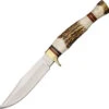 Marbles 7.5" Small Hunting Knife Stainless Genuine Stag Handle Hunter - 526