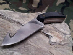 Schrade Old Timer Guthook Skinner Knife Fixed 7 1/4" Stainless - 158OT -Elite Knives Shop 58ot4