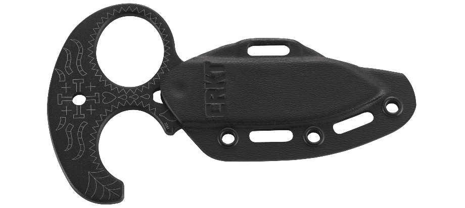 CRKT Tecpatl Sugar Skull Laser Image Fixed Blade Push Dagger Knife 2261 3 CRKT Tecpatl Sugar Skull Laser Image Fixed Blade Push Dagger Knife 2261 - Image 3