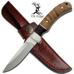 Elk Ridge Fixed Blade 7" Knife W/ Pakka & Quince Wood Handle 287 -Elite Knives Shop 62 ccd087e9 6e63 4e54 b88b 9ea39a8dda16