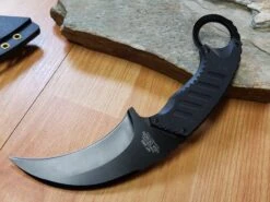 MTech Stainless Black G-10 Tactical Karambit Fixed Blade Neck Knife 665BK -Elite Knives Shop 665bk2