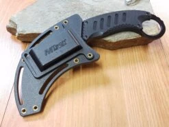 MTech Stainless Black G-10 Tactical Karambit Fixed Blade Neck Knife 665BK -Elite Knives Shop 665bk3