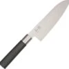 Kershaw Fixed Blade Kitchen Japanese Wasabi Black Series Santoku Knife - 6716S