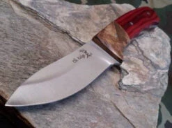 Elk Ridge Fixed Blade 8.5" Knife W/ Burlwood & Pakka Handle 130 -Elite Knives Shop 6 f3384f19 0ac5 4784 b7a2 ed896e947f74