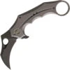 WE KNIFE 8" GRAY Karambit Hawkbill Flipper Folding Pocket Knife - 708C