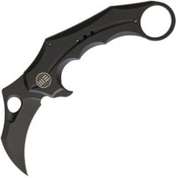 WE KNIFE 8" Black Karambit Hawkbill Flipper Folding Pocket Knife - 708G