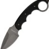 Browning Wild Child Tactical Black Handle Fixed Drop Pt Blade Karambit Knife 727