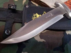 Elk Ridge Hunting Bowie 12.5" Knife W/ Wood Handle - 012 -Elite Knives Shop 7 fa3d365f f80d 4ed3 a4f1 480b5bb8bc88
