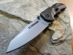 SCHRADE Mini M.A.G.I.C. Tactical Brown Assisted Open AUS-8 Folding Knife A7SMBR -Elite Knives Shop 7sm4