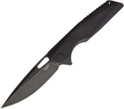 Rike Black Titanium Framelock Knife 154CM Stainless Blade G10 Handle 802GB