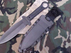Cold Steel Shanghai Shadow Double Edge Fighting Knife W/Sheath - 80PSSK -Elite Knives Shop 80pssk4