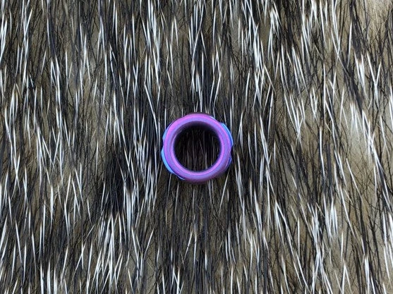 WE KNIFE Co. Titanium Purple Anodized Finish Construction Lanyard Bead A02B 2 WE KNIFE Co. Titanium Purple Anodized Finish Construction Lanyard Bead A02B - Image 2