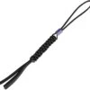 WE KNIFE Co Black Paracord Knife Lanyard W/ Purple Anodized Titanium Bead A01B