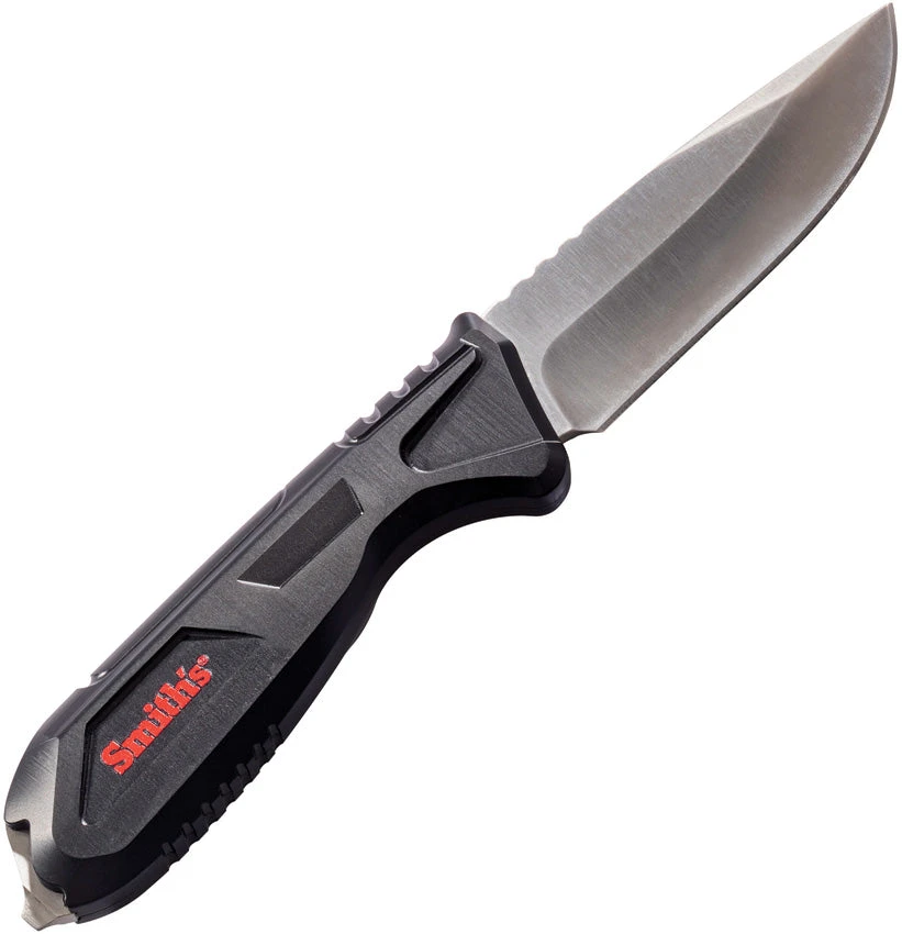 Smith's Sharpeners Edge Work-Site Fixed Blade Knife Black TPE Stainless 51243 1 Smith's Sharpeners Edge Work-Site Fixed Blade Knife Black TPE Stainless 51243