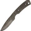 Alabama Damascus Steel Full Tang 7.25" Fixed Blade Knife Blank S046