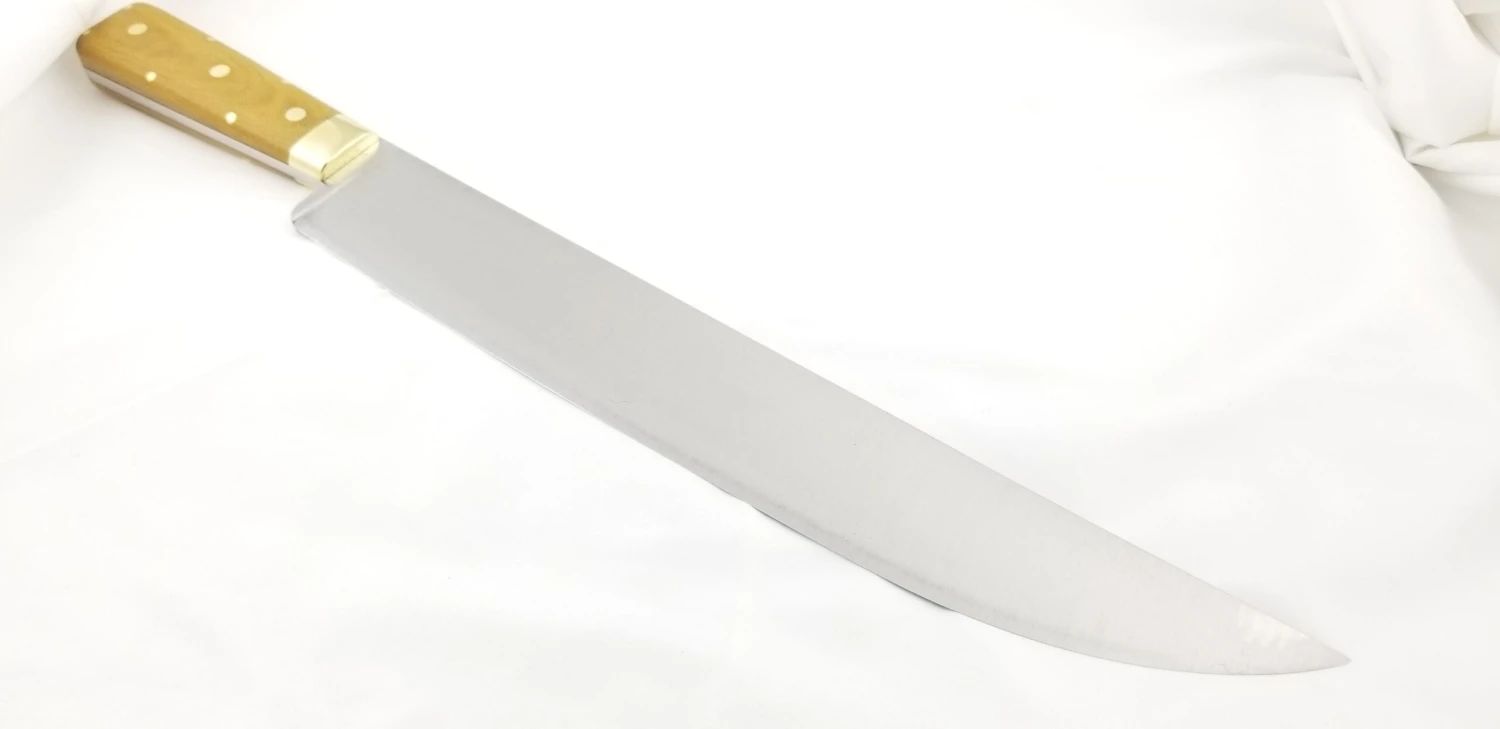 Bark River Edwin Forrest Natural Micarta A2 Fixed Blade Bowie Knife 08315MNC 3 Bark River Edwin Forrest Natural Micarta A2 Fixed Blade Bowie Knife 08315MNC - Image 3