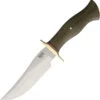 Bark River Vest Pocket Bowie D Green Fixed Blade Knife 09116mgc
