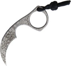 Bastinelli Creations Diagnostic Skull Bohler N690 Fixed Blade Karambit Knife 06S
